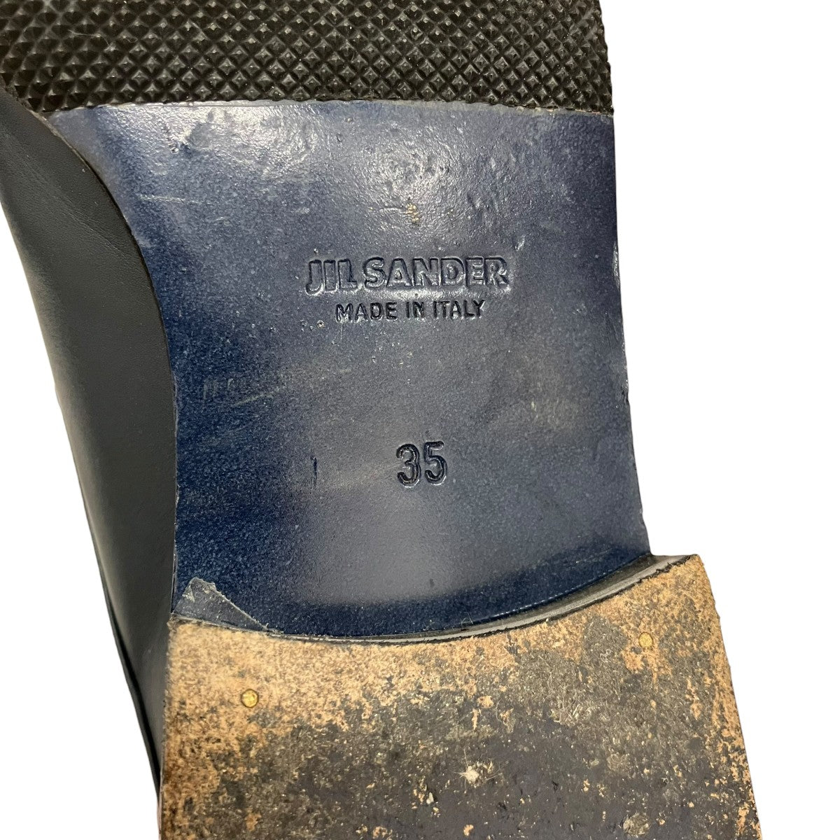 JIL SANDER レザーレースアップシューズ 古着・中古-9枚目のアイテム画像