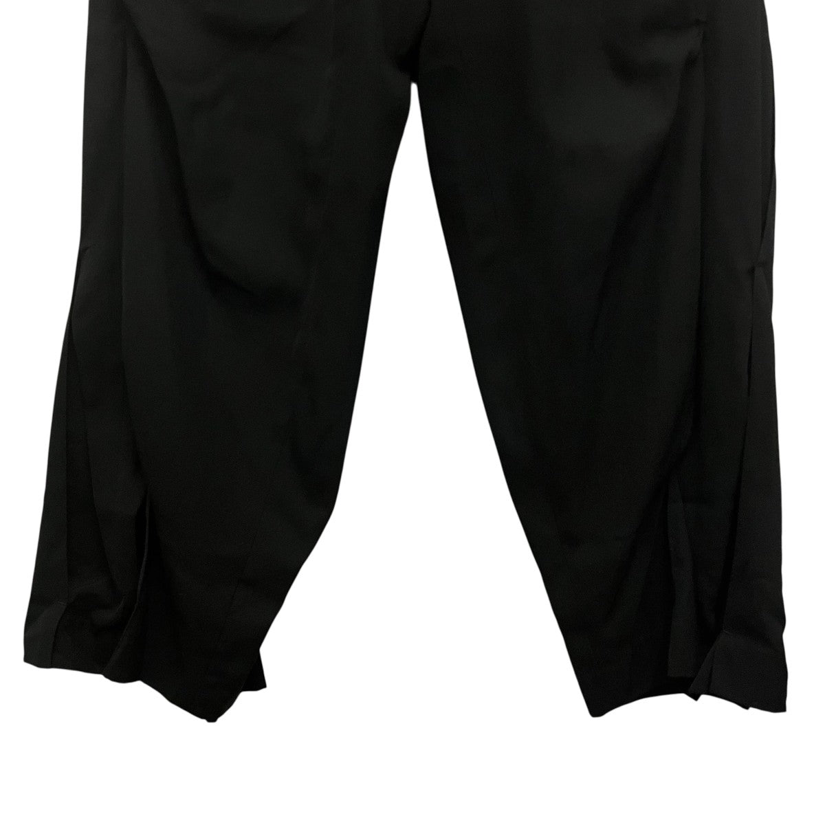 KHOKI 23AW【Pleat-detail pants】サイドプリーツパンツ23aw-p-04-black 古着・中古-4枚目のアイテム画像