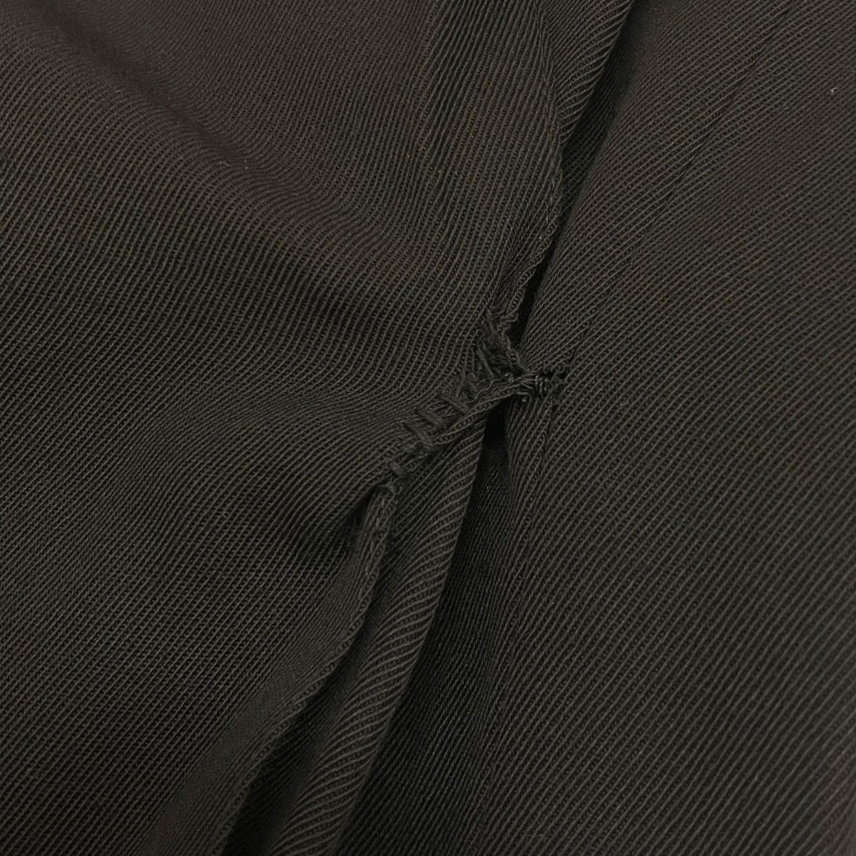 KHOKI 23AW【Pleat-detail pants】サイドプリーツパンツ23aw-p-04-black 古着・中古-6枚目のアイテム画像