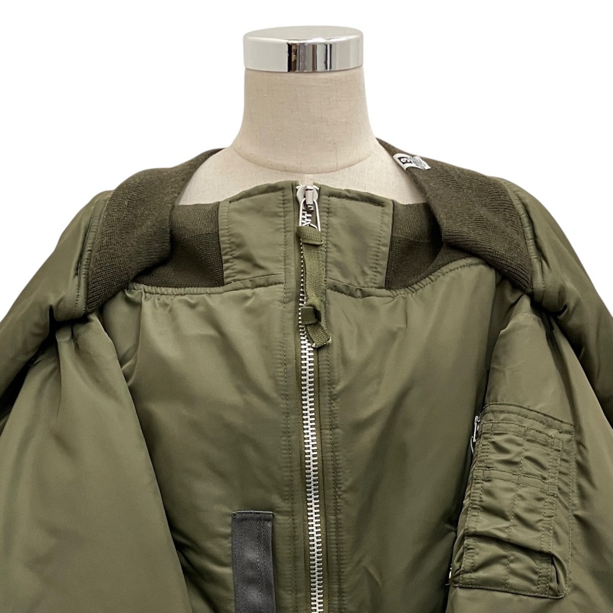 Maison MIHARA YASUHIRO 25AW【REVERSED FRONT FLIGHT JACKET】リバースフロントフライトジャケットB15BL051 古着・中古-3枚目のアイテム画像