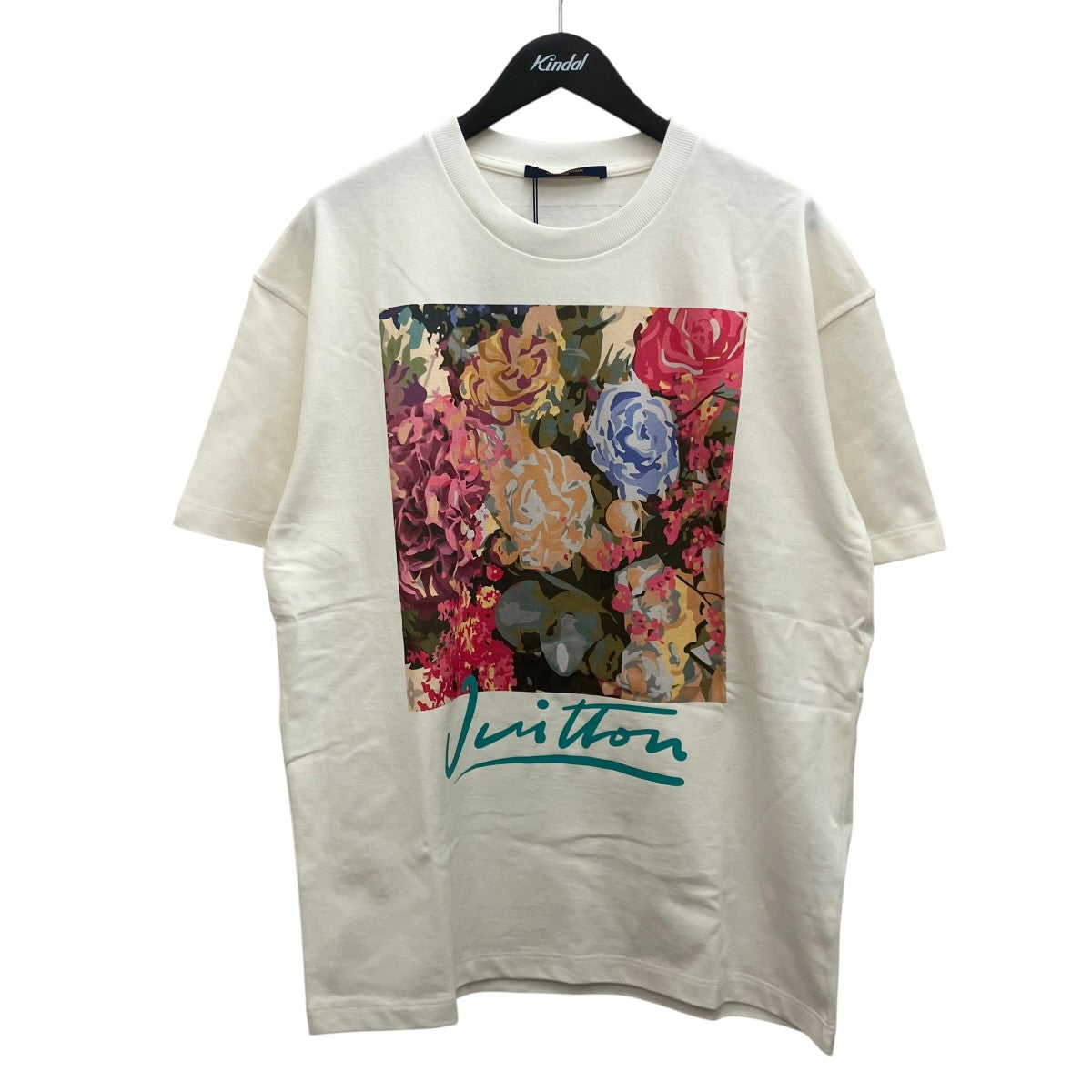 LOUIS VUITTON LVフラワータペストリー フロント プリント TシャツHNY91W 古着・中古-1枚目のアイテム画像