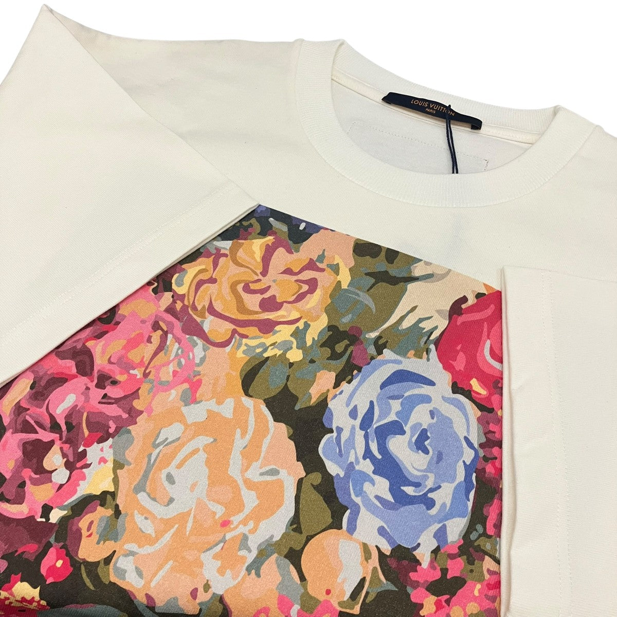 LOUIS VUITTON LVフラワータペストリー フロント プリント TシャツHNY91W 古着・中古-5枚目のアイテム画像