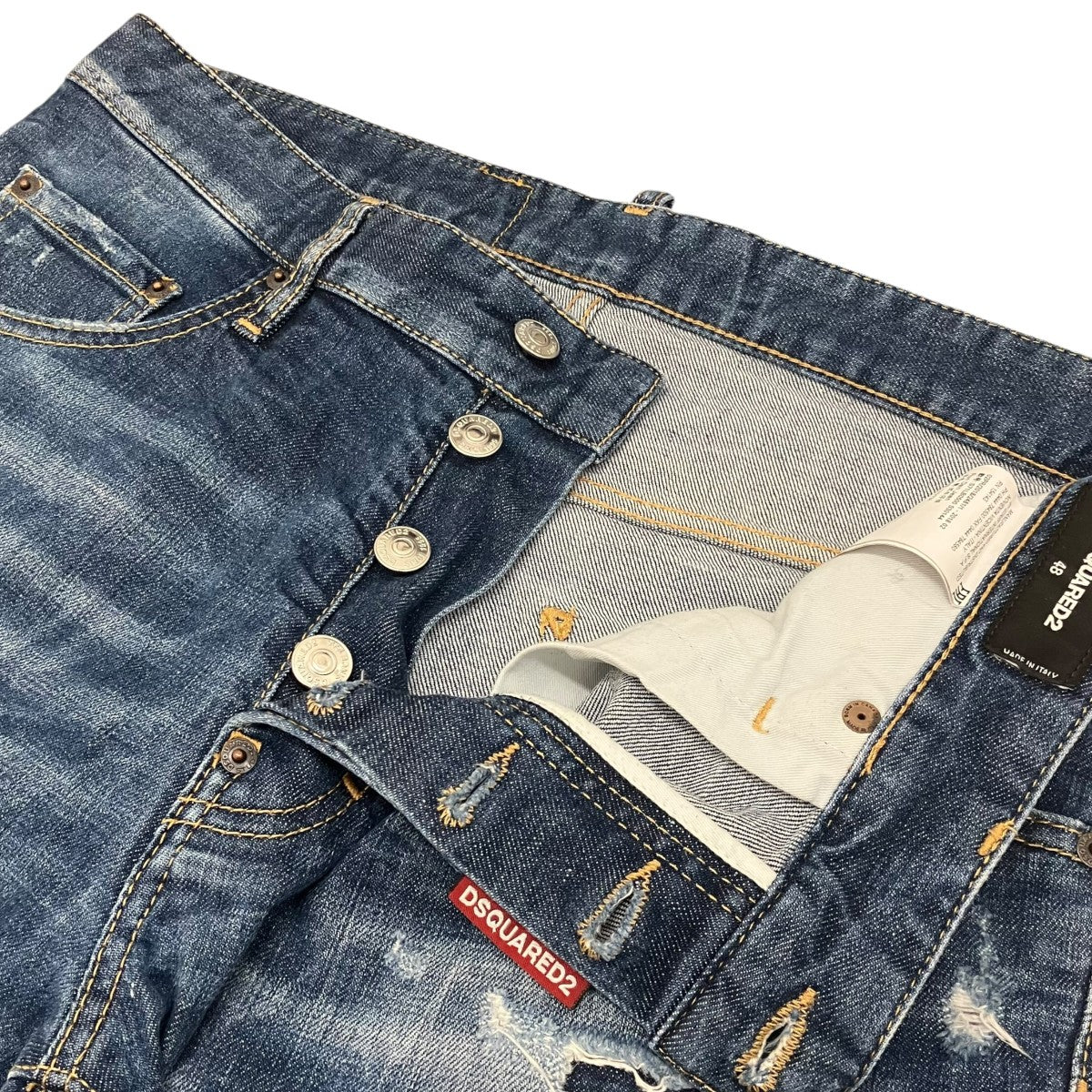 DSQUARED2 18AWRun Dan デニムパンツS71LB0500 古着・中古-5枚目のアイテム画像