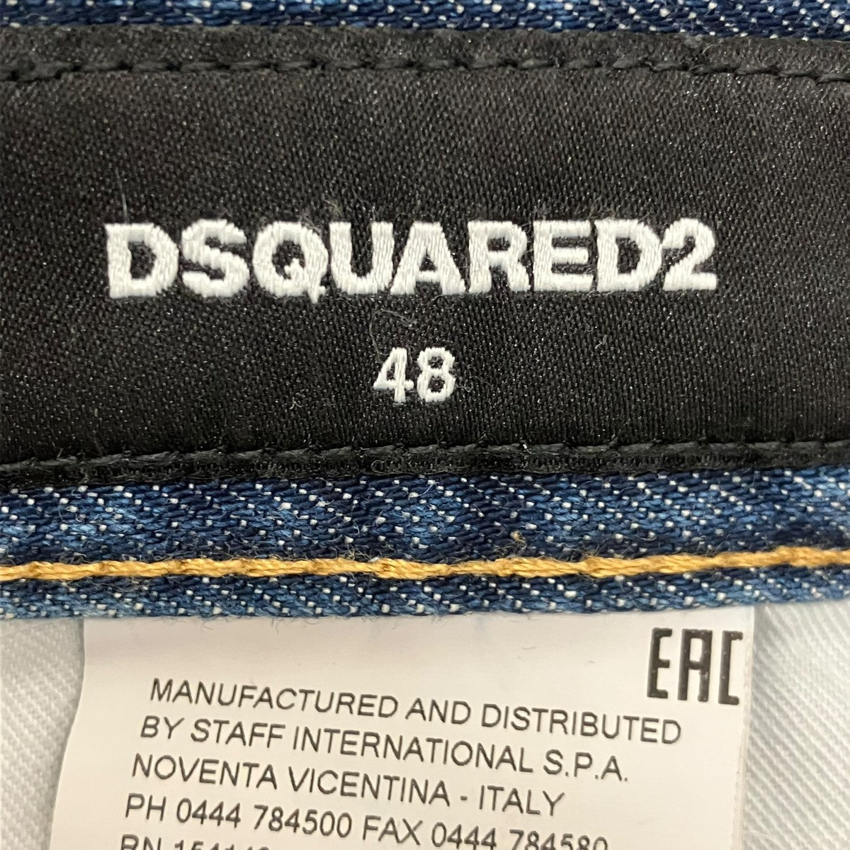DSQUARED2 18AWRun Dan デニムパンツS71LB0500 古着・中古-6枚目のアイテム画像