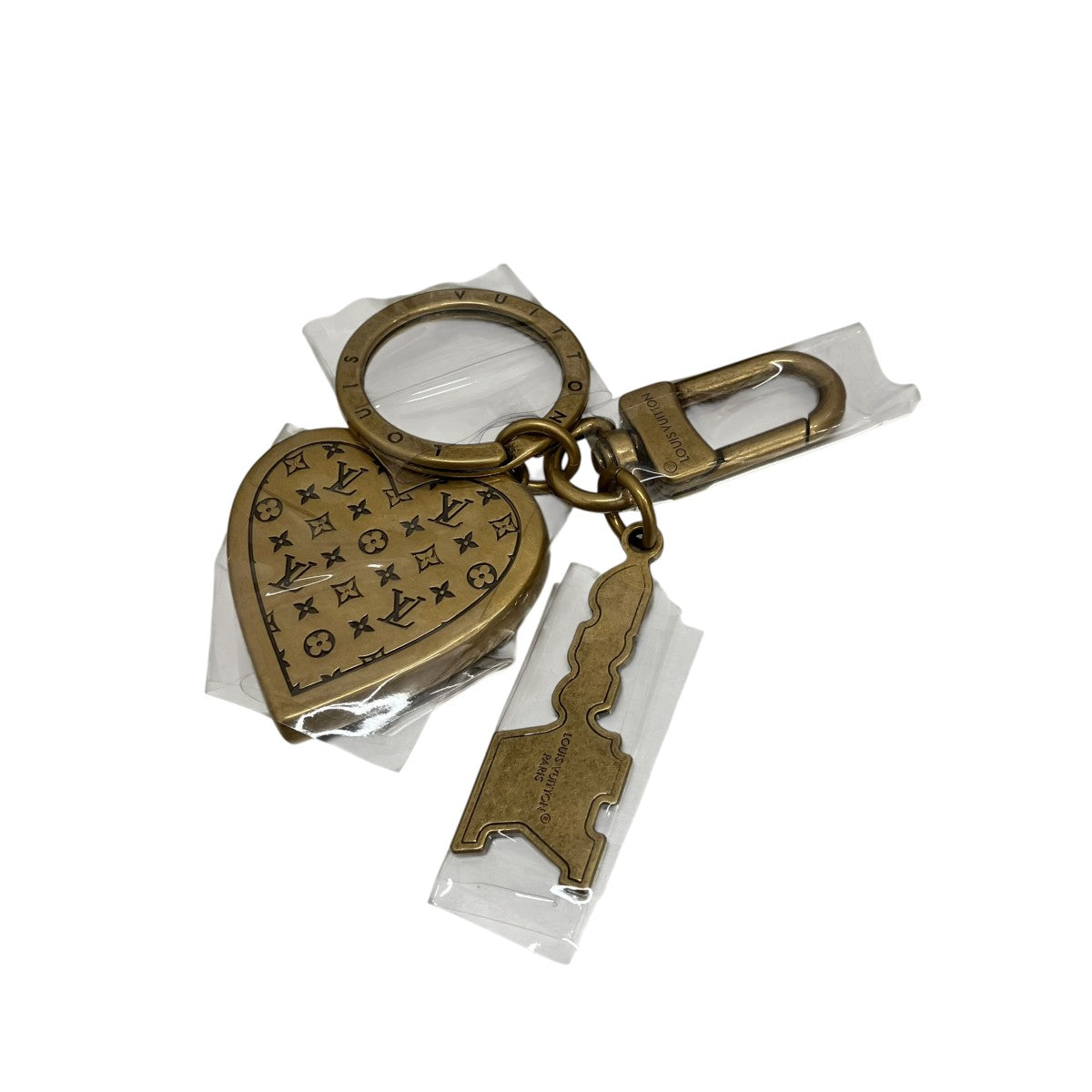 LOUIS VUITTON LVラバーズハートキーホルダー 古着・中古-2枚目のアイテム画像