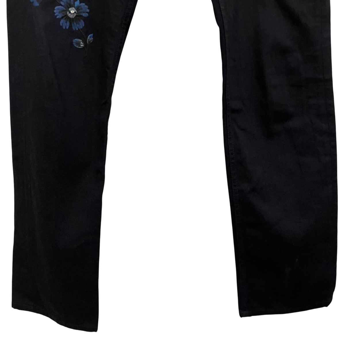 ALEXANDER McQUEEN 刺繍デニムパンツ544214 古着・中古-4枚目のアイテム画像