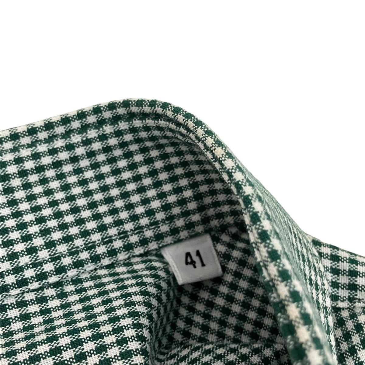 AMI Alexandre Mattiussi チェックボタンダウンシャツ 古着・中古-6枚目のアイテム画像