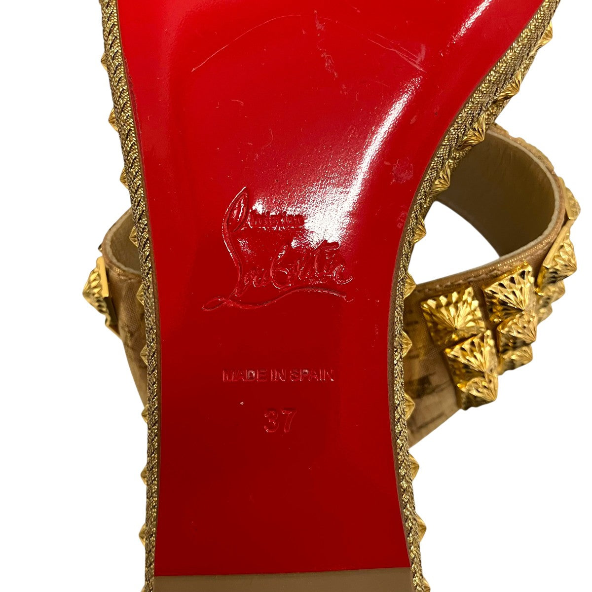 Christian Louboutin スタッズサンダル 古着・中古-10枚目のアイテム画像