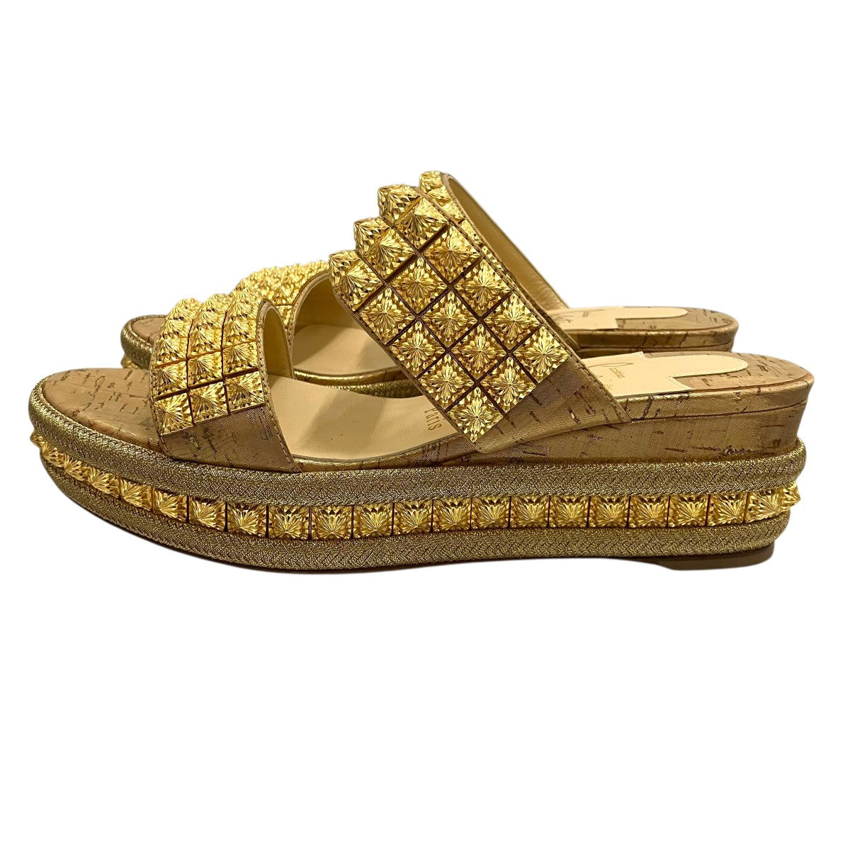 Christian Louboutin スタッズサンダル 古着・中古-4枚目のアイテム画像