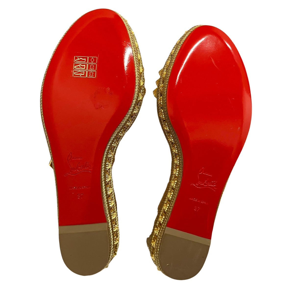 Christian Louboutin スタッズサンダル 古着・中古-6枚目のアイテム画像