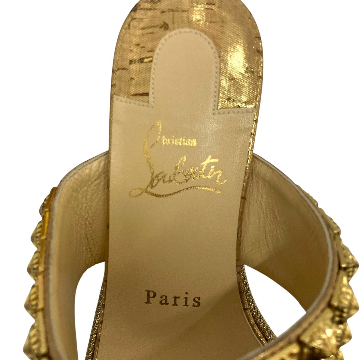 Christian Louboutin スタッズサンダル 古着・中古-9枚目のアイテム画像