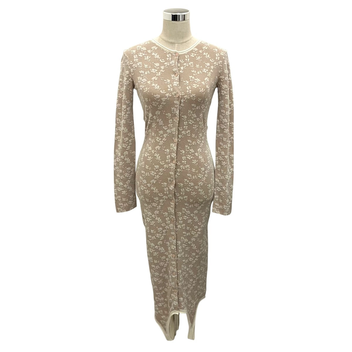 FENDI 【Embroidered Cotton Blend Dress】フローラルエンブロイダリードレスFZDD42 古着・中古-1枚目のアイテム画像