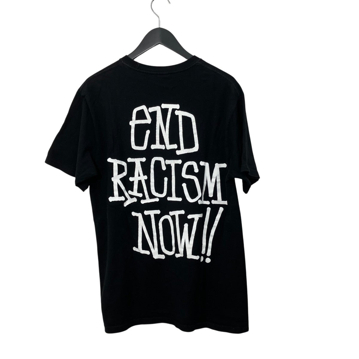stussy End Racism TeeプリントTシャツ 古着・中古-2枚目のアイテム画像