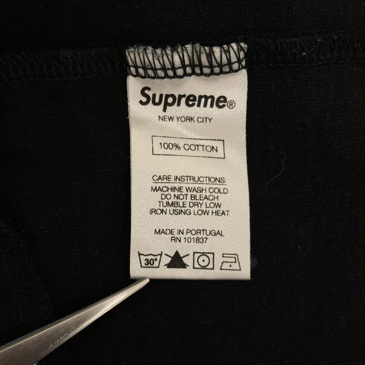 Supreme×COMME des GARCONS SHIRT 18AW【SPLIT BOX LOGO TEE