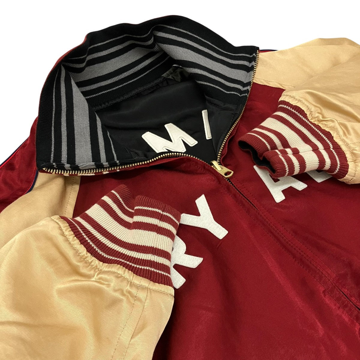 【REVERSIBLE SATIN JACKET】リバーシブルサテンジャケットHM31JK019