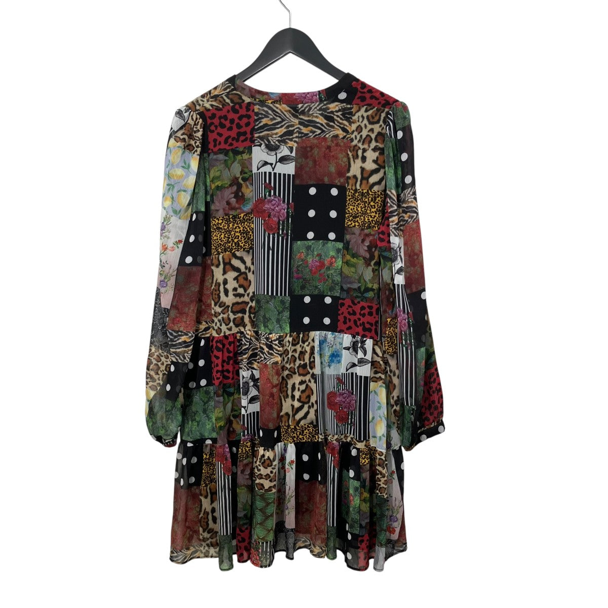 Desigual パッチワークライクワンピース21WWVW79 古着・中古-2枚目のアイテム画像
