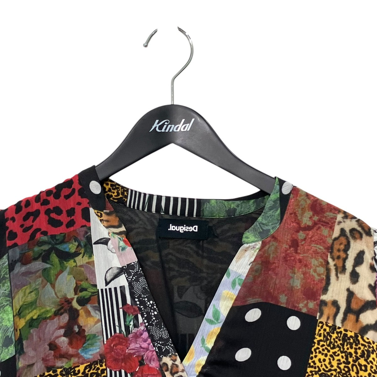 Desigual パッチワークライクワンピース21WWVW79 古着・中古-3枚目のアイテム画像