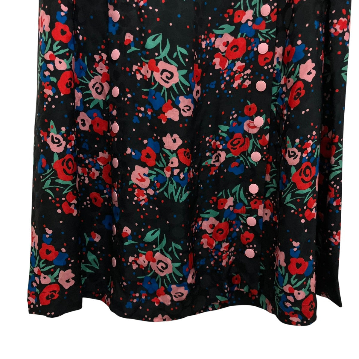 【THE BUTTON-UP SKIRT】花柄スカート