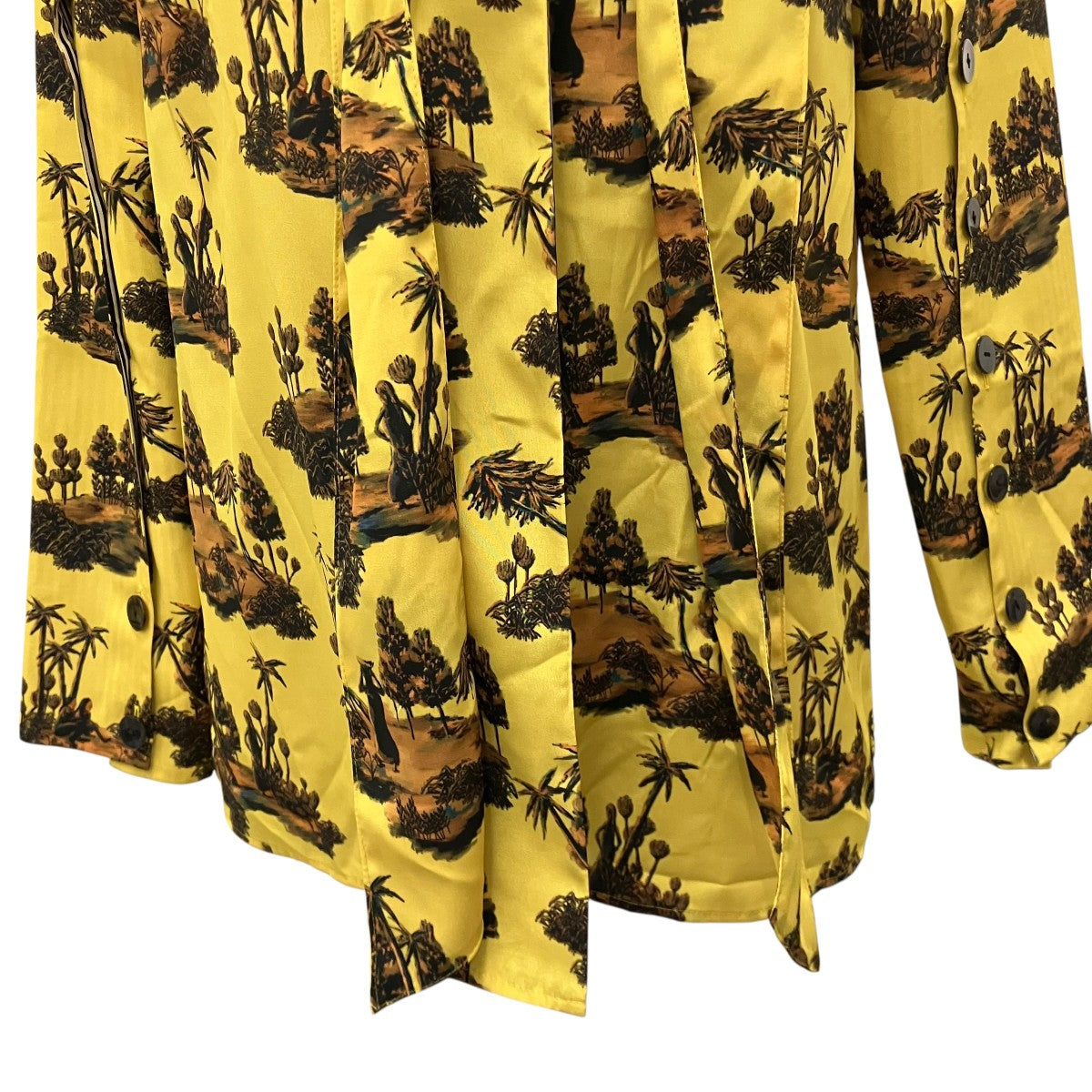 AKIRA NAKA 【Dominga bow tie Blouse】ボウタイブラウスAR1837YE 古着・中古-5枚目のアイテム画像