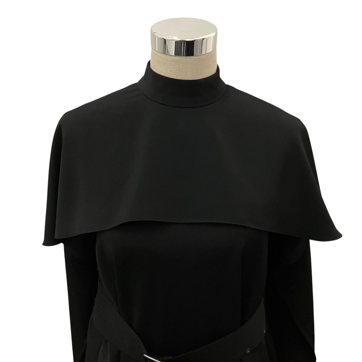 AKIRA NAKA 【ZLATA CAPE DRESS】ケープワンピースAP1965-BK 古着・中古-4枚目のアイテム画像