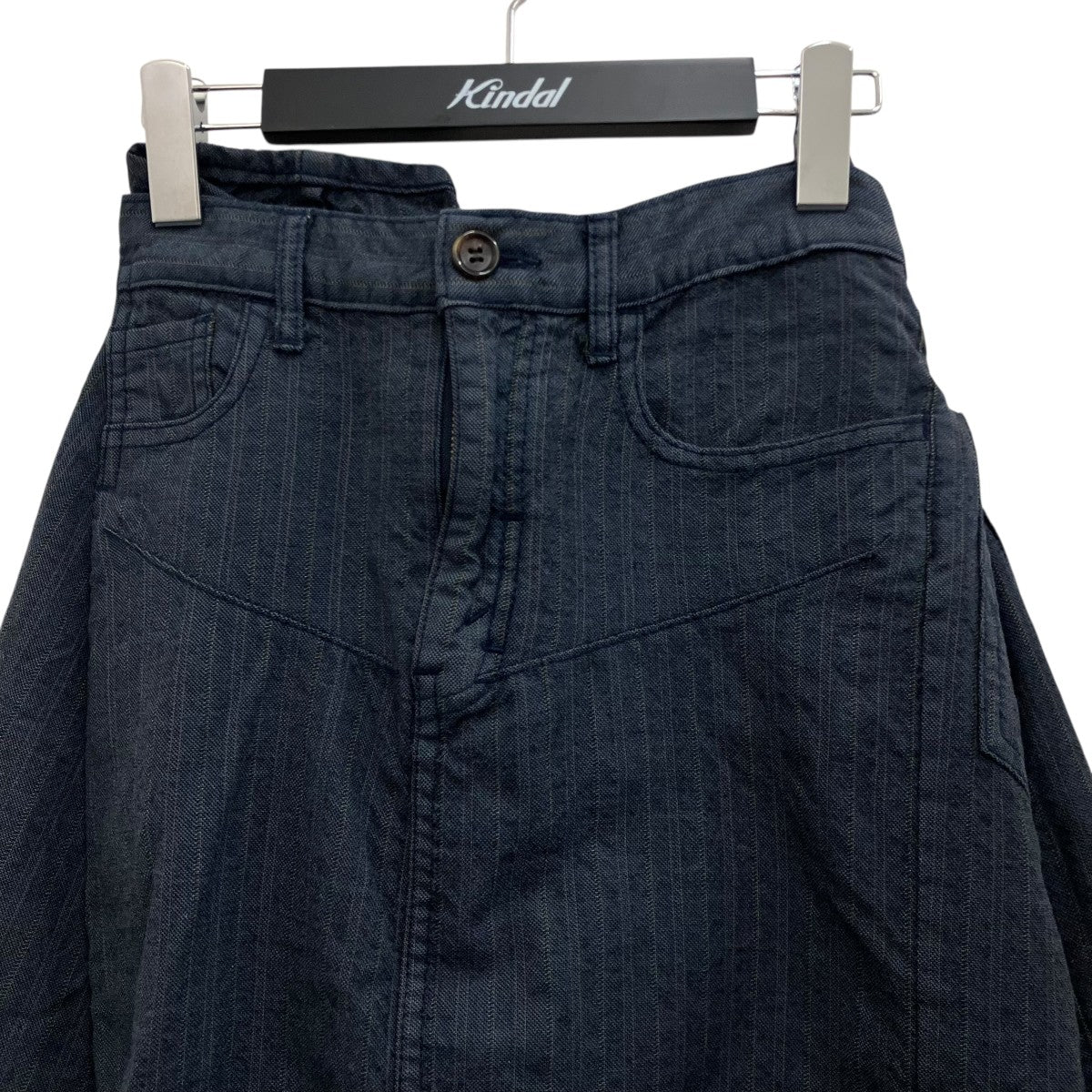 JUNYA WATANABE(ジュンヤワタナベ) AD04再構築ストライプスカートJN