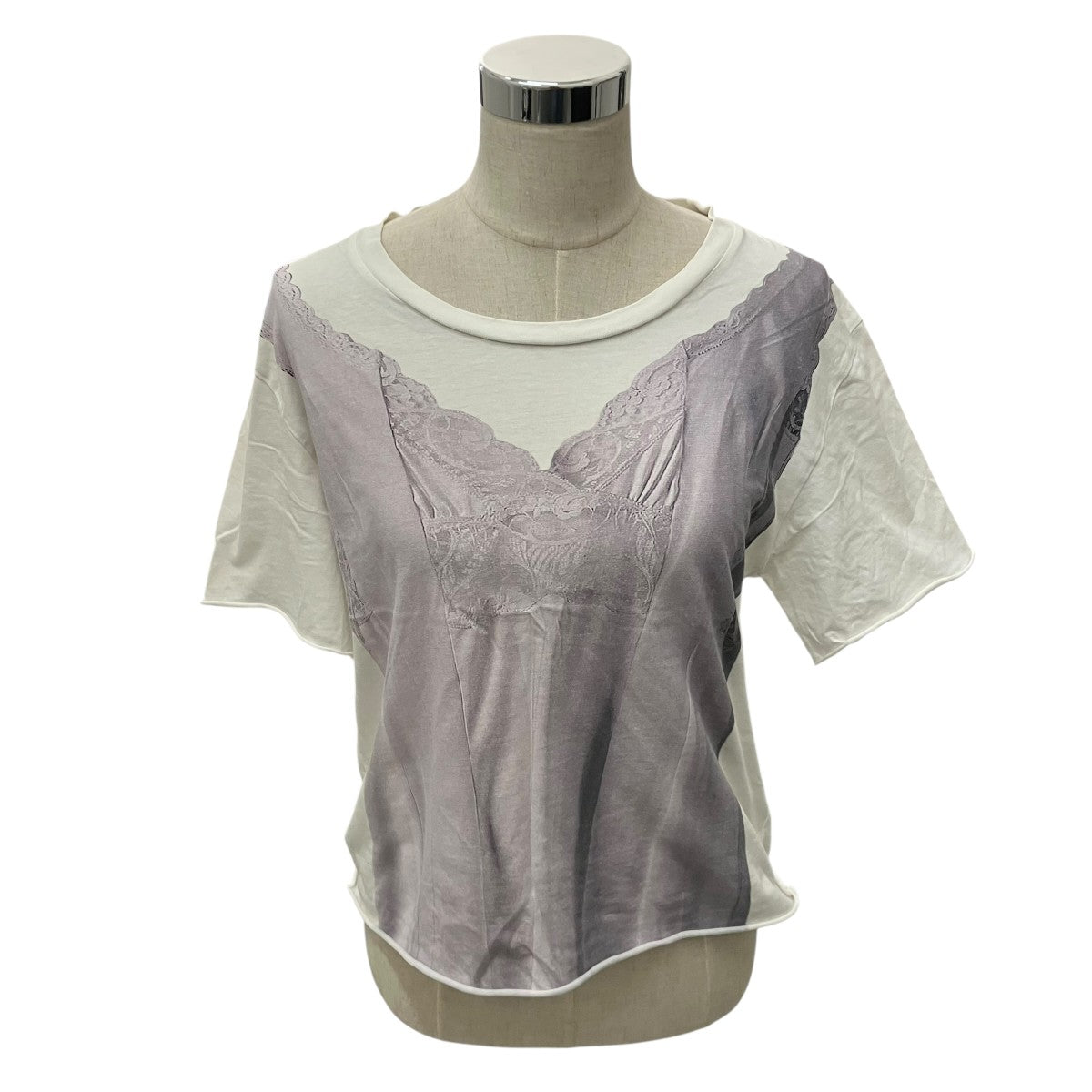 MM6 Maison Margiela 転写プリントTシャツS52GC0054 古着・中古-1枚目のアイテム画像