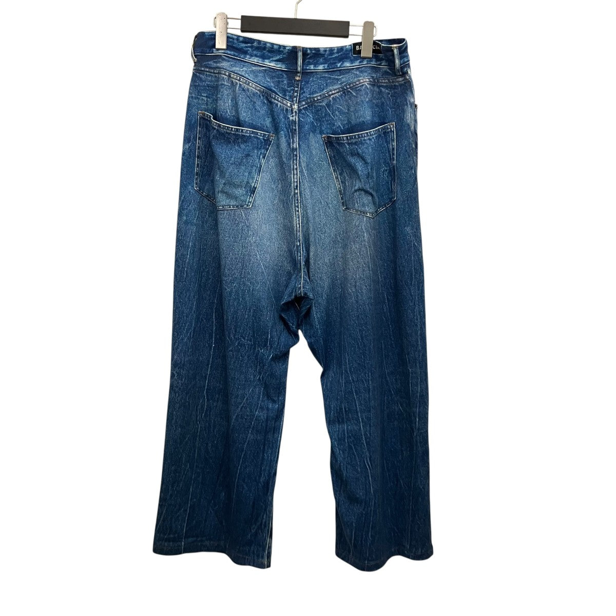 BALENCIAGA HOMEWEARトロンプルイユデニム転写パンツ657120 古着・中古-2枚目のアイテム画像