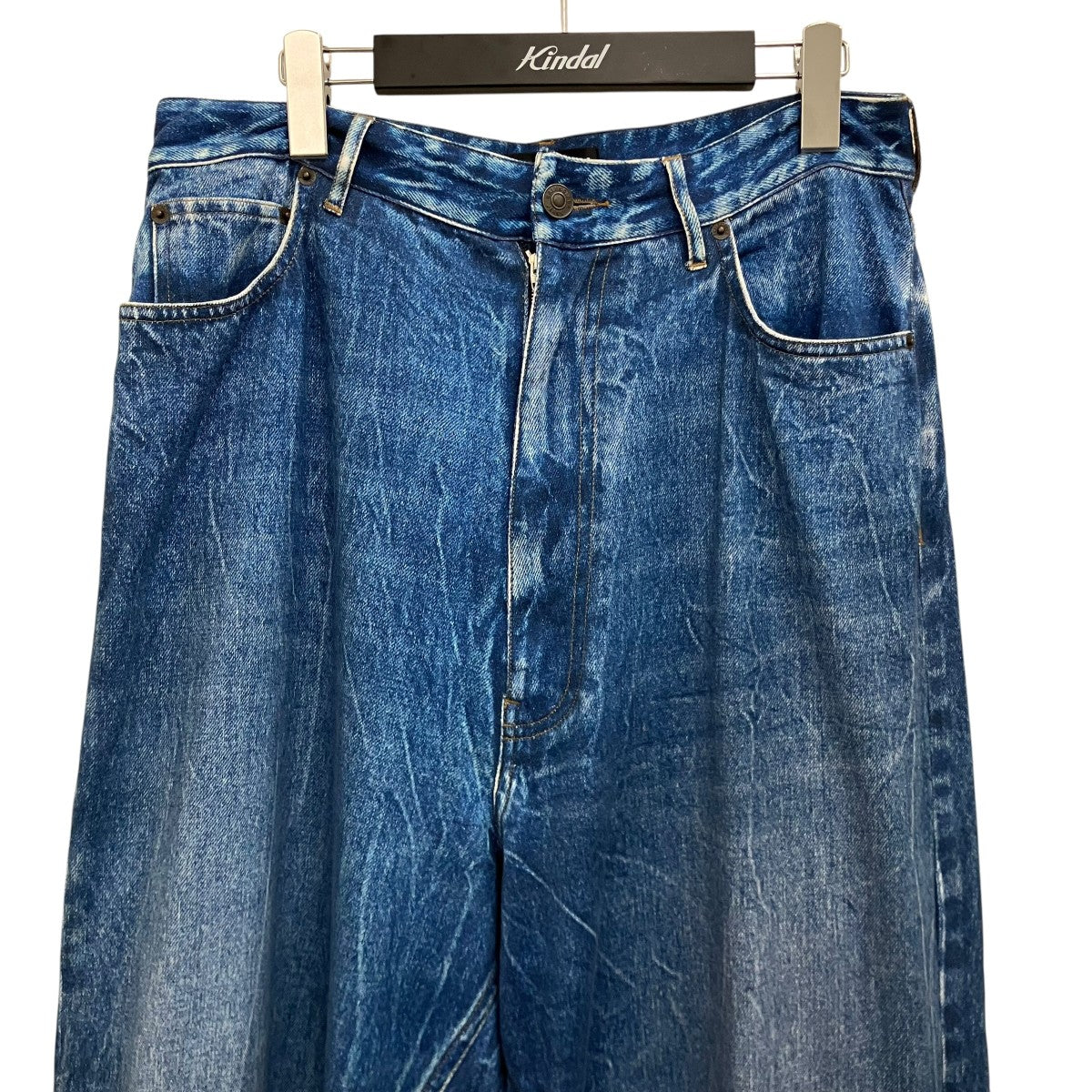 BALENCIAGA HOMEWEARトロンプルイユデニム転写パンツ657120 古着・中古-3枚目のアイテム画像