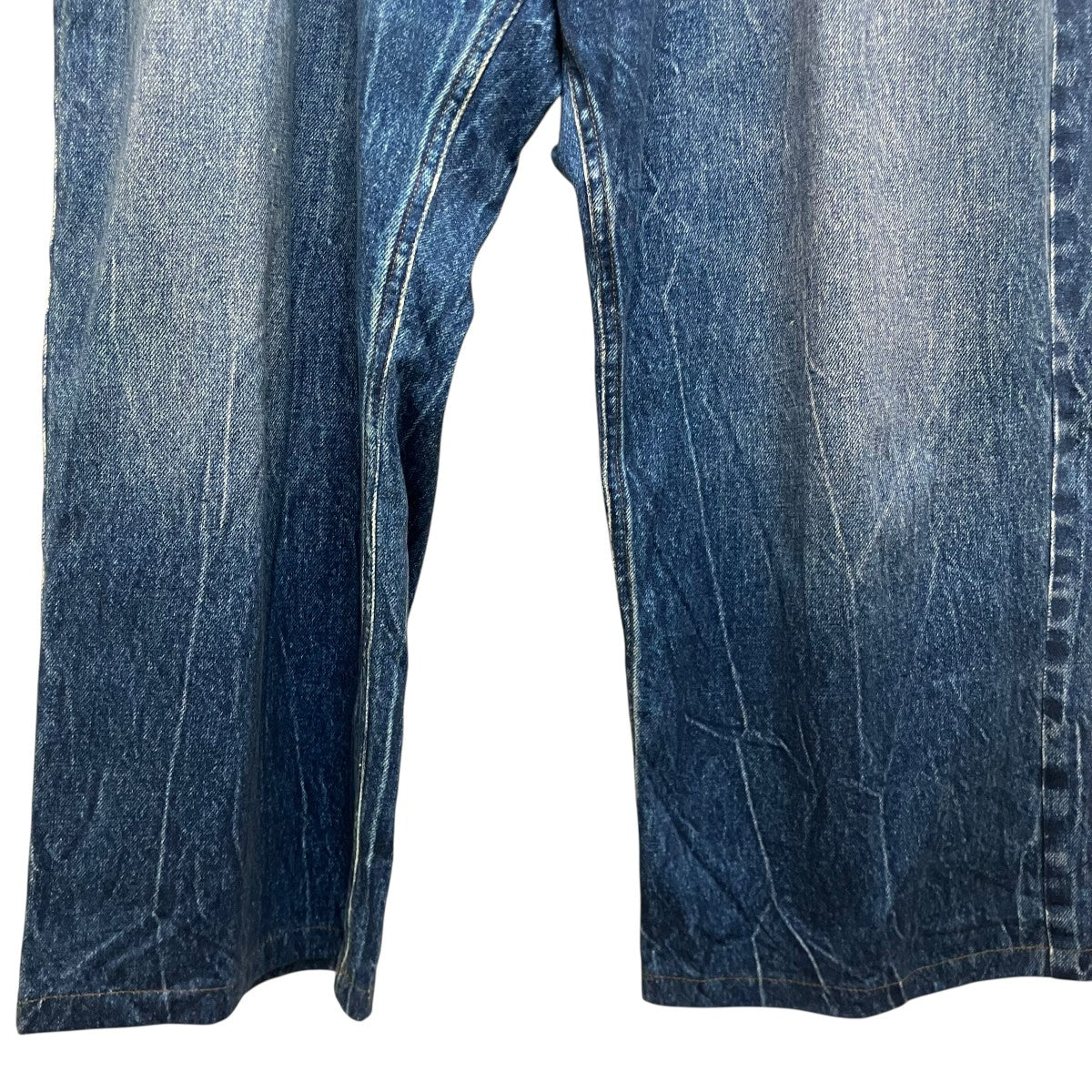 BALENCIAGA HOMEWEARトロンプルイユデニム転写パンツ657120 古着・中古-4枚目のアイテム画像