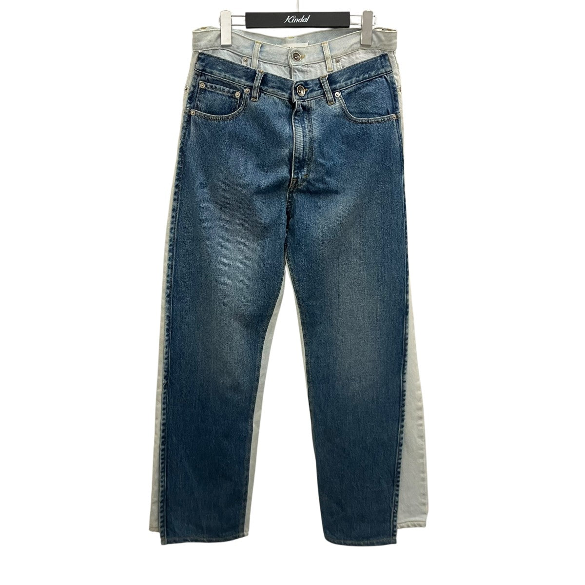 Maison Margiela1 20SS【SPLICING DENIM PANTS】2トーン再構築デニムパンツS51LA0075 古着・中古-1枚目のアイテム画像