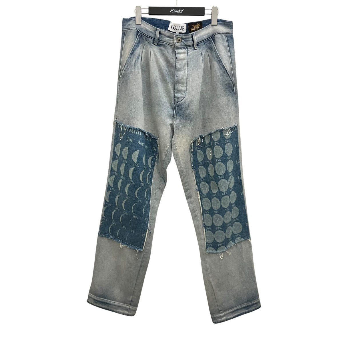 LOEWE 【MOON CALENDAR JEANS】Paula’s IbizaムーンカレンダーデニムパンツH616Y11X02 古着・中古-1枚目のアイテム画像