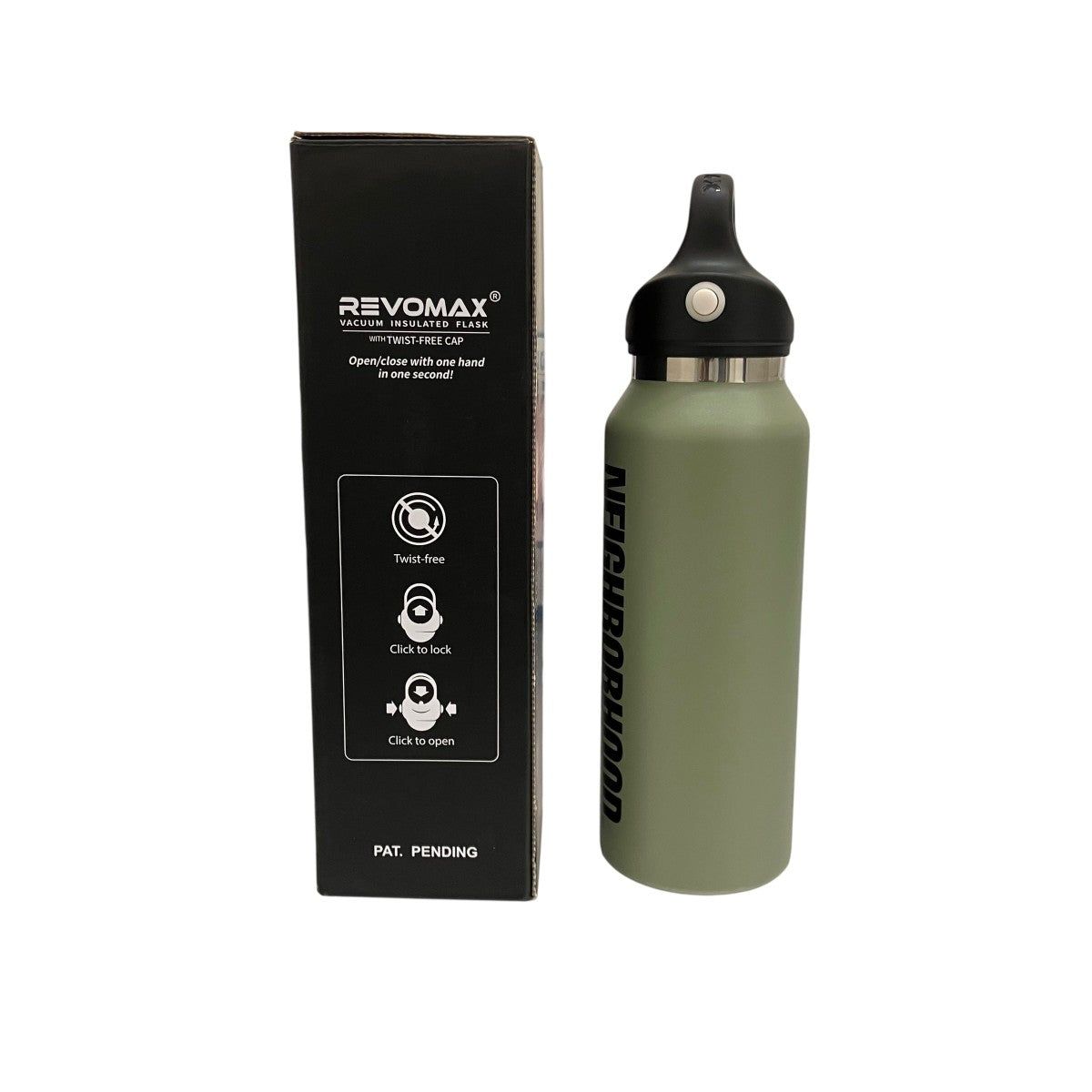 NEIGHBORHOOD×REVOMAX 真空断熱ボトルOTTLE 12OZ SLIM 古着・中古-4枚目のアイテム画像