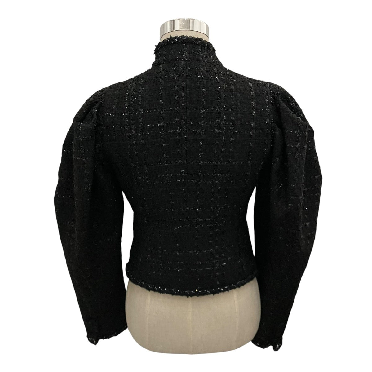 VIVIANO 26SS【TWEED COL MONTANT JACKET】ツイードジャケットVW-SS26-J06 古着・中古-2枚目のアイテム画像