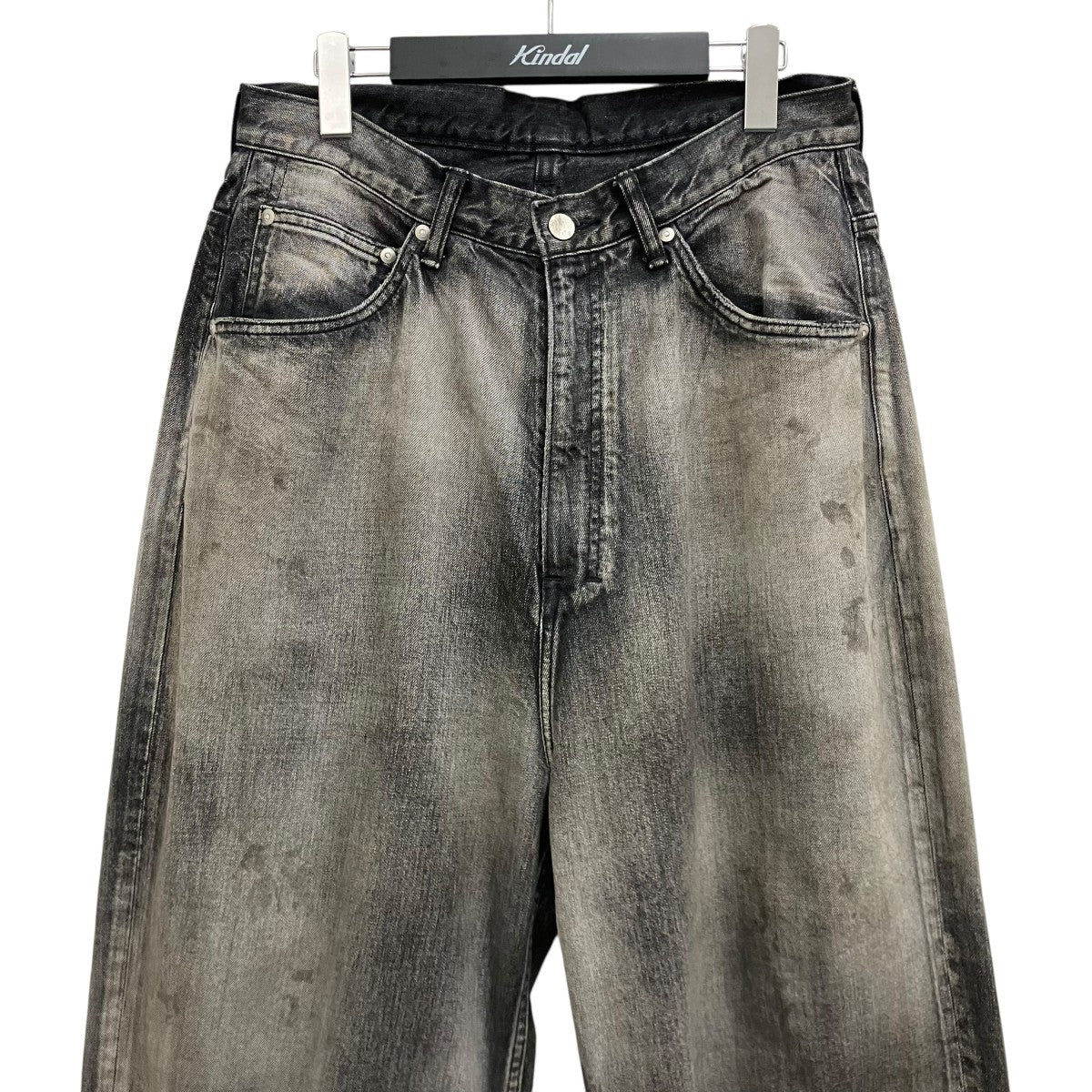 ANCELLM 【AGING WIDE DENIM 5P PANTS】エイジングワイドデニム5PパンツANC-PT59 古着・中古-3枚目のアイテム画像