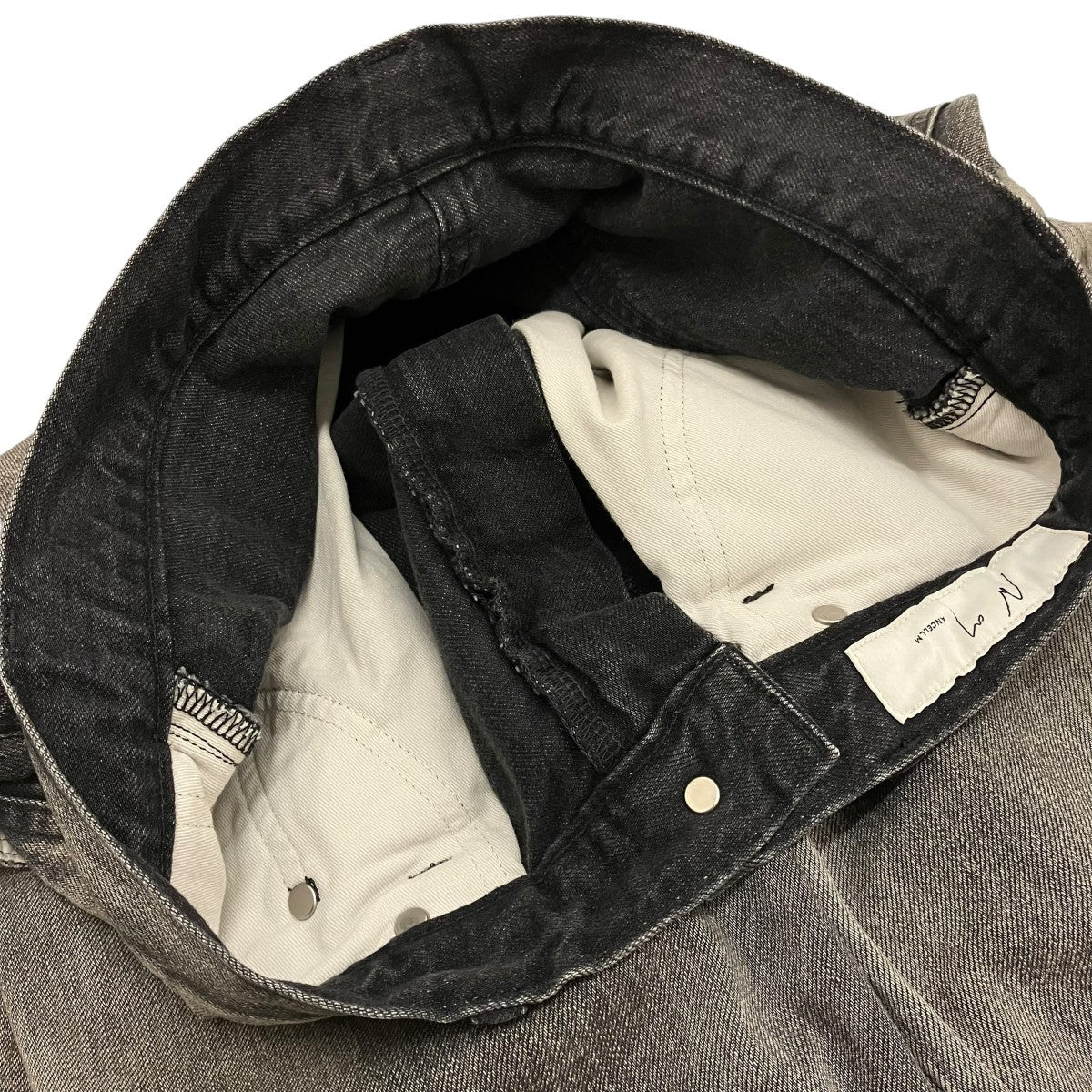 ANCELLM 【AGING WIDE DENIM 5P PANTS】エイジングワイドデニム5PパンツANC-PT59 古着・中古-6枚目のアイテム画像