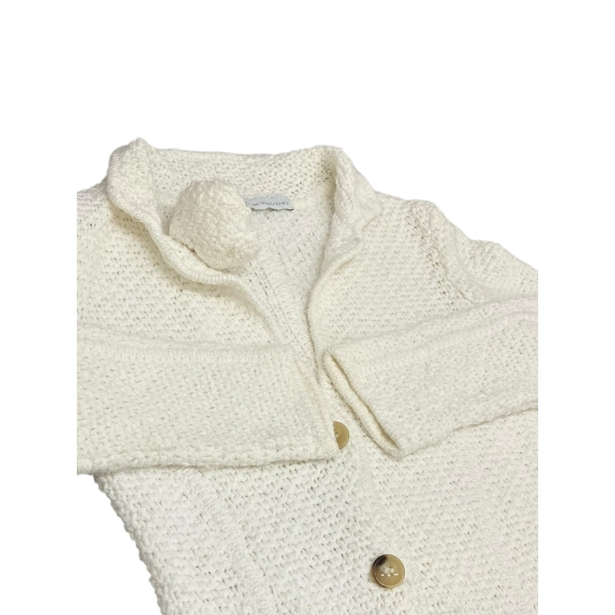 ERMANNO SCERVINO コサージュ付きニットジャケットD165I309FLK 古着・中古-5枚目のアイテム画像