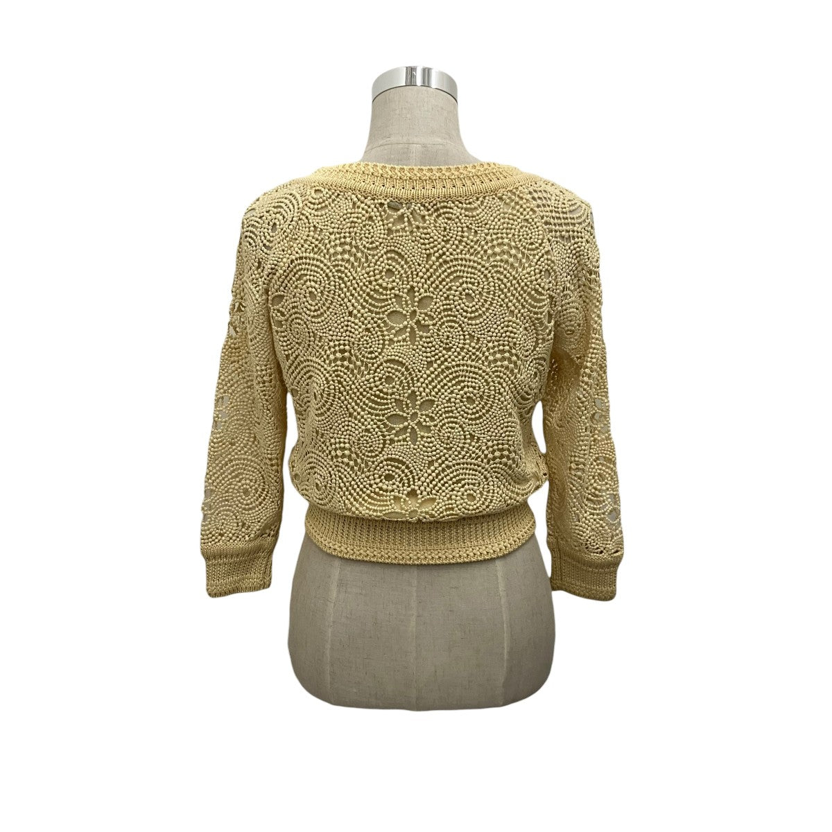 ERMANNO SCERVINO クロシェニットカーディガンD225N333ADL 古着・中古-2枚目のアイテム画像