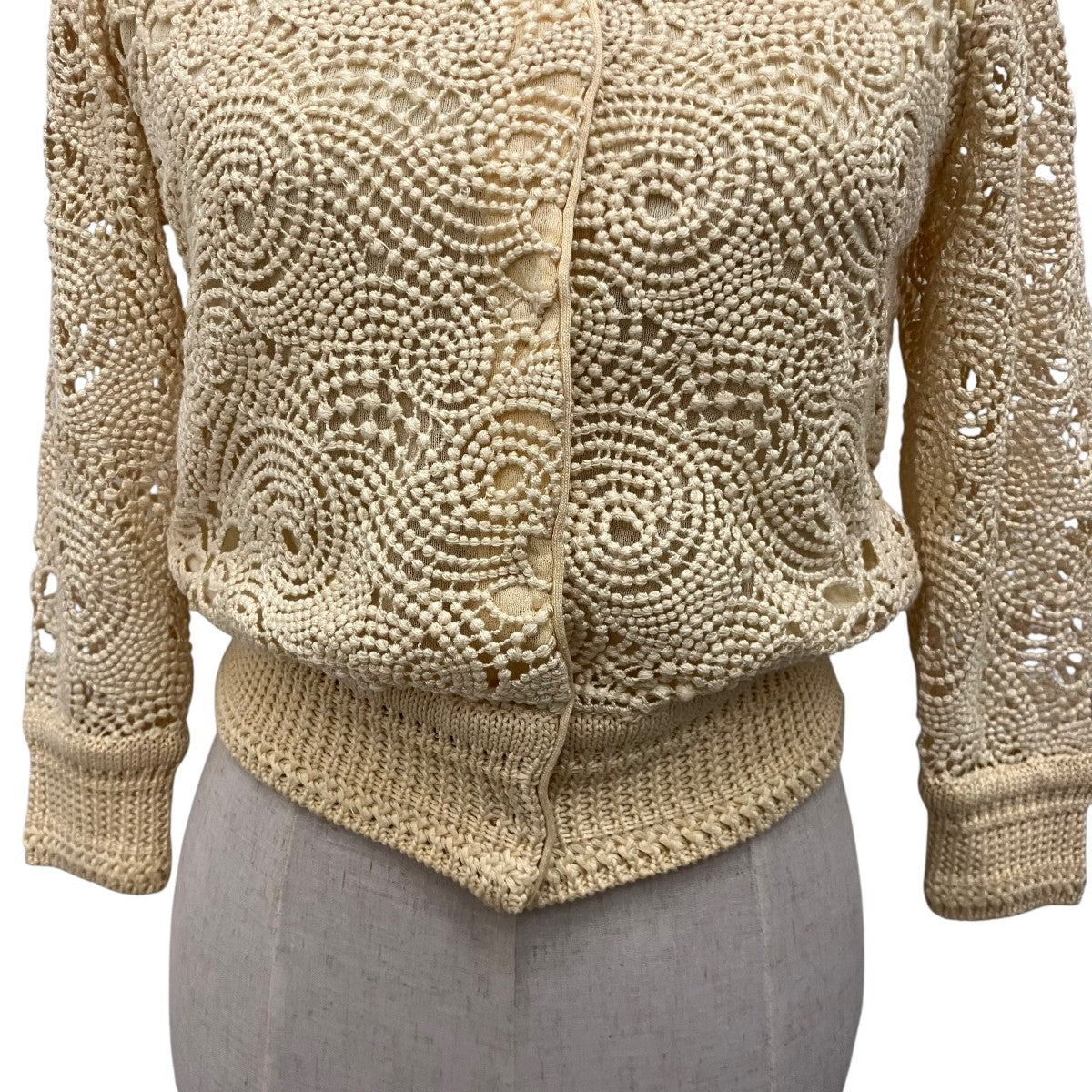 ERMANNO SCERVINO クロシェニットカーディガンD225N333ADL 古着・中古-4枚目のアイテム画像