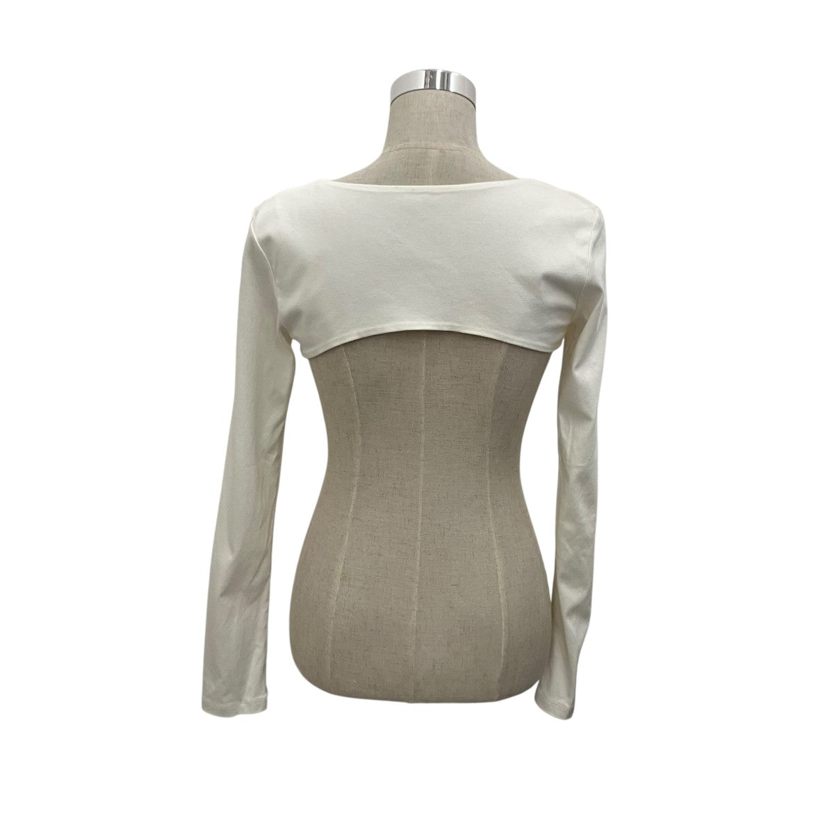 YO BIOTOP 【SHEER MOHAIR V TOP】ボレロEEM-43020-B 古着・中古-2枚目のアイテム画像