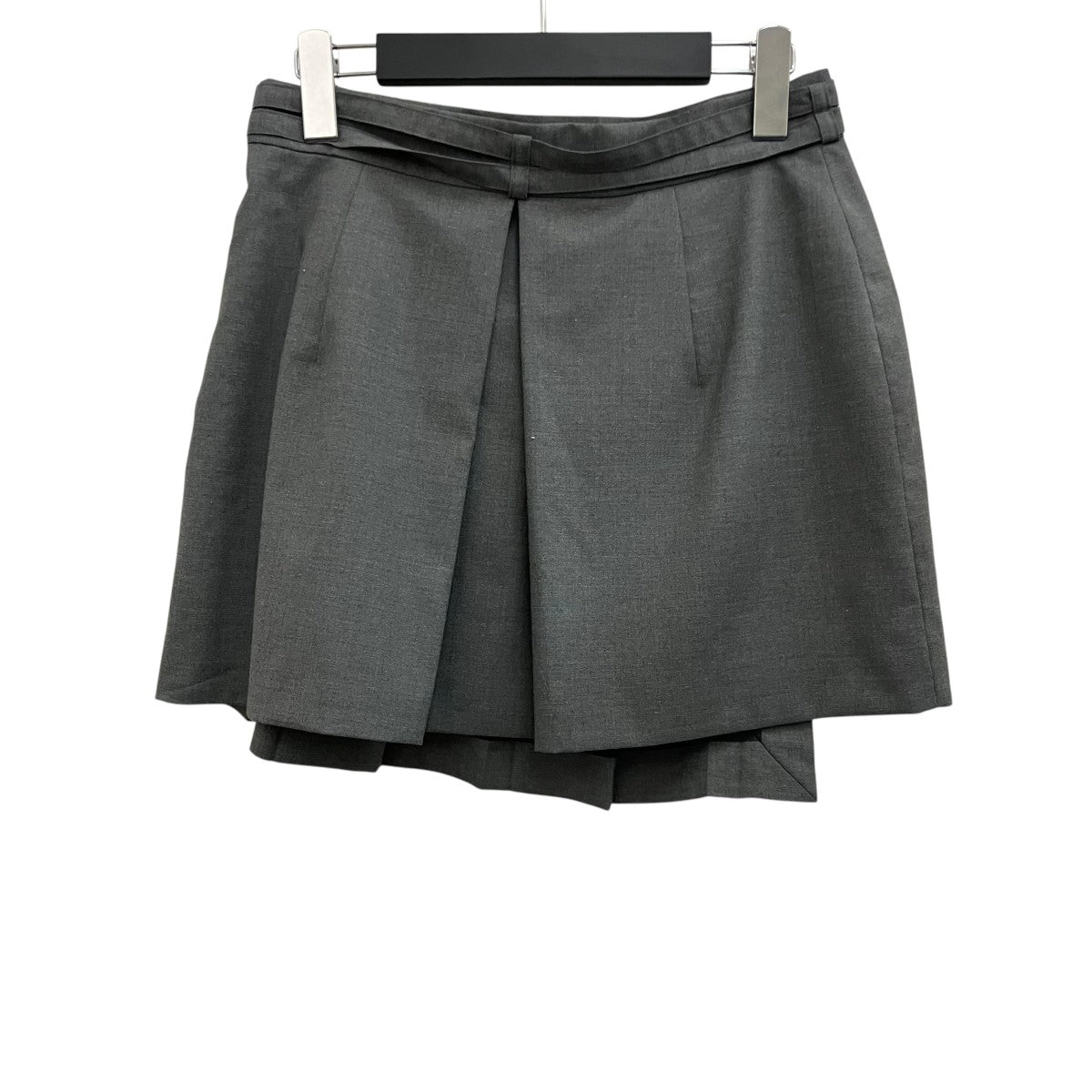 tanaka daisuke 【TWO BELTED PLEATS MINI SKIRT】ミニスカートTD23AW-SK51 古着・中古-2枚目のアイテム画像