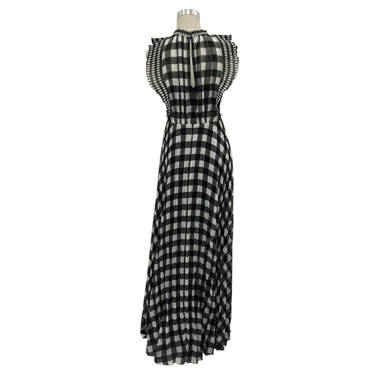 【GINGHAM PRINTED CHIFFON DRESS】ギンガムチェックシフォンワンピースSP23-062G
