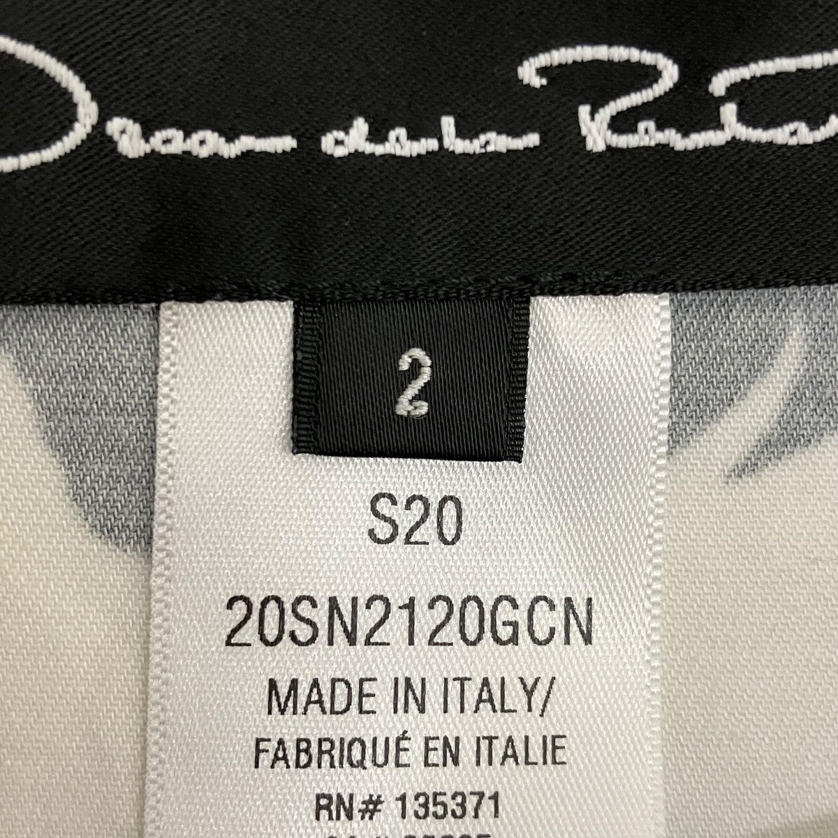 裾フリルプリントワンピース20SN2120GCN