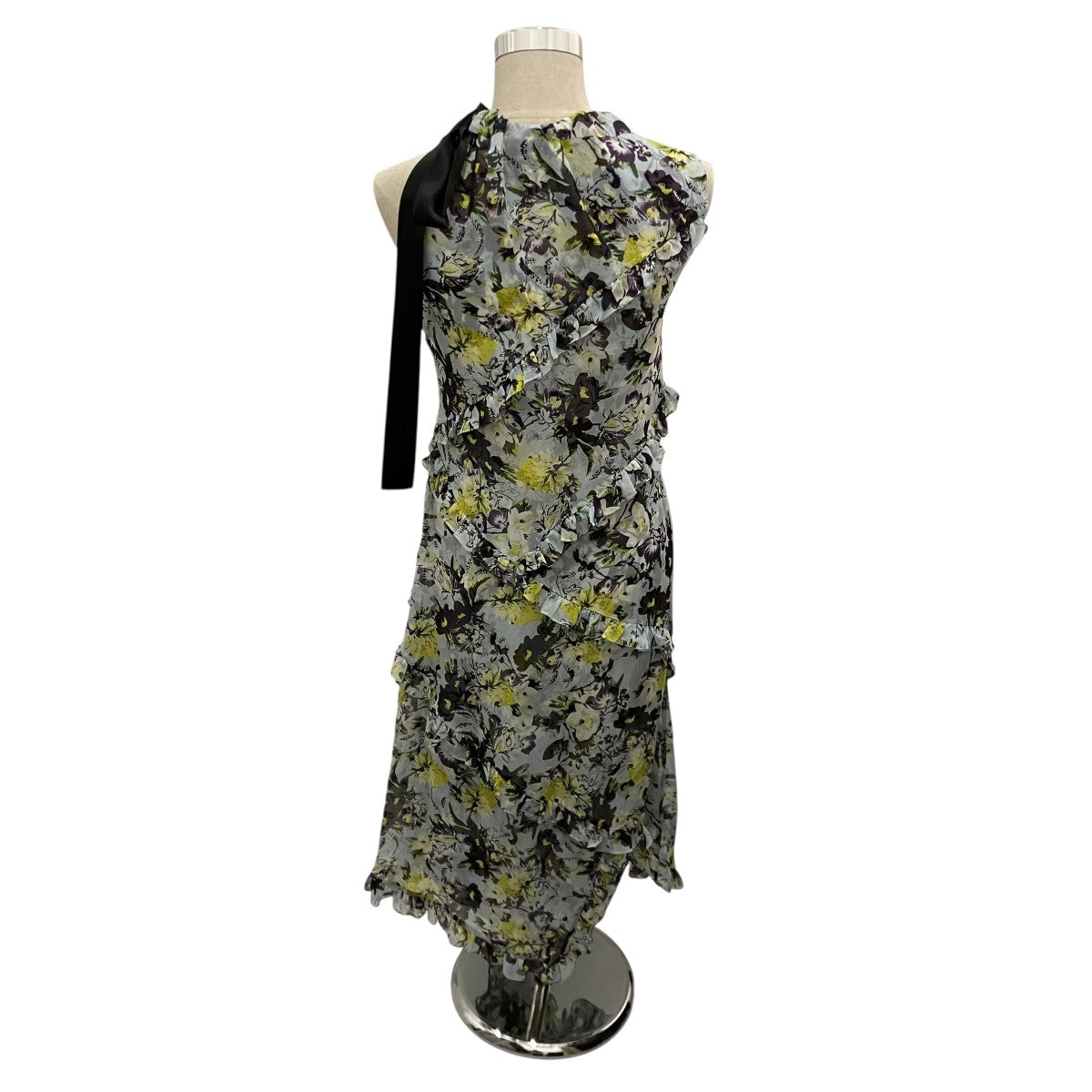 【ZANDRA DRESS】フローラルシルクワンピース