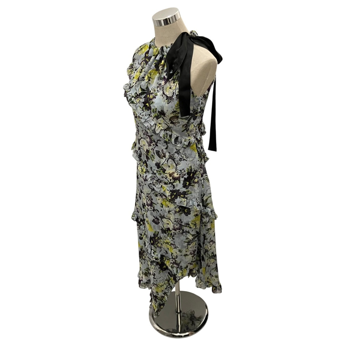 【ZANDRA DRESS】フローラルシルクワンピース