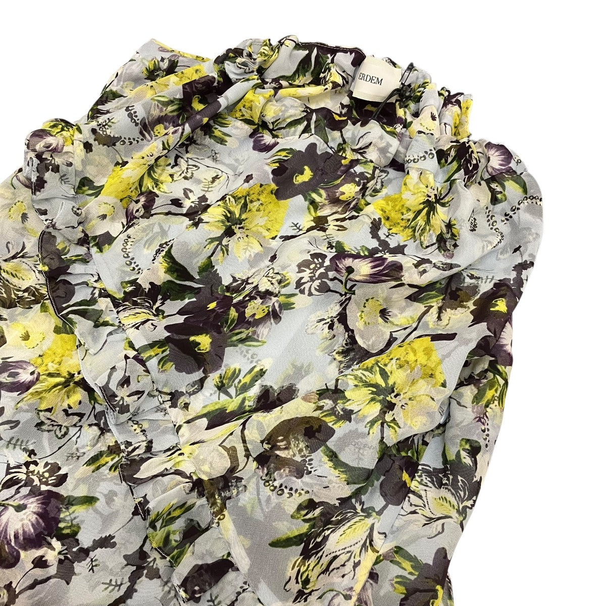 【ZANDRA DRESS】フローラルシルクワンピース