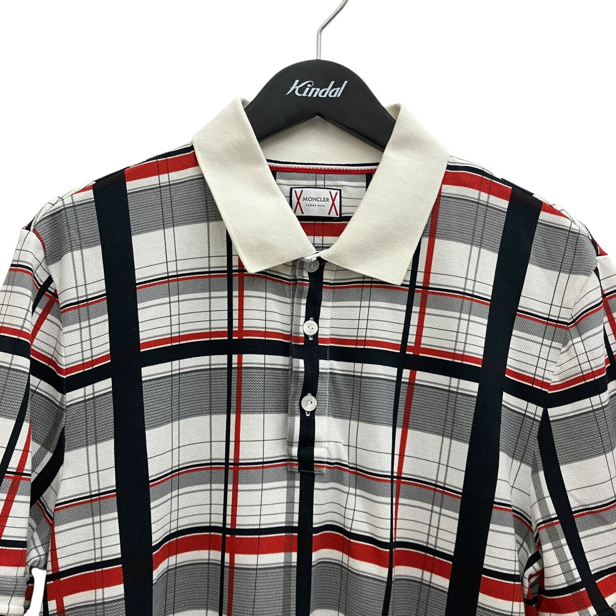 MONCLER GAMME BLEU(モンクレール ガム ブルー) チェックポロシャツ