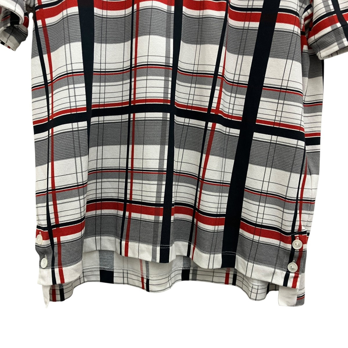 モンクレール　ガムブルー　ポロシャツ　チェック柄 MONCLER GAMME BLEU(モンクレール ガム ブルー) チェックポロシャツ