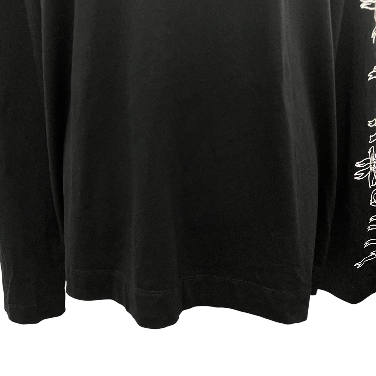 【LONG SLEEVE T-SHIRT W  RIBBON LOGO P】長袖Tシャツ5194P19P21-M