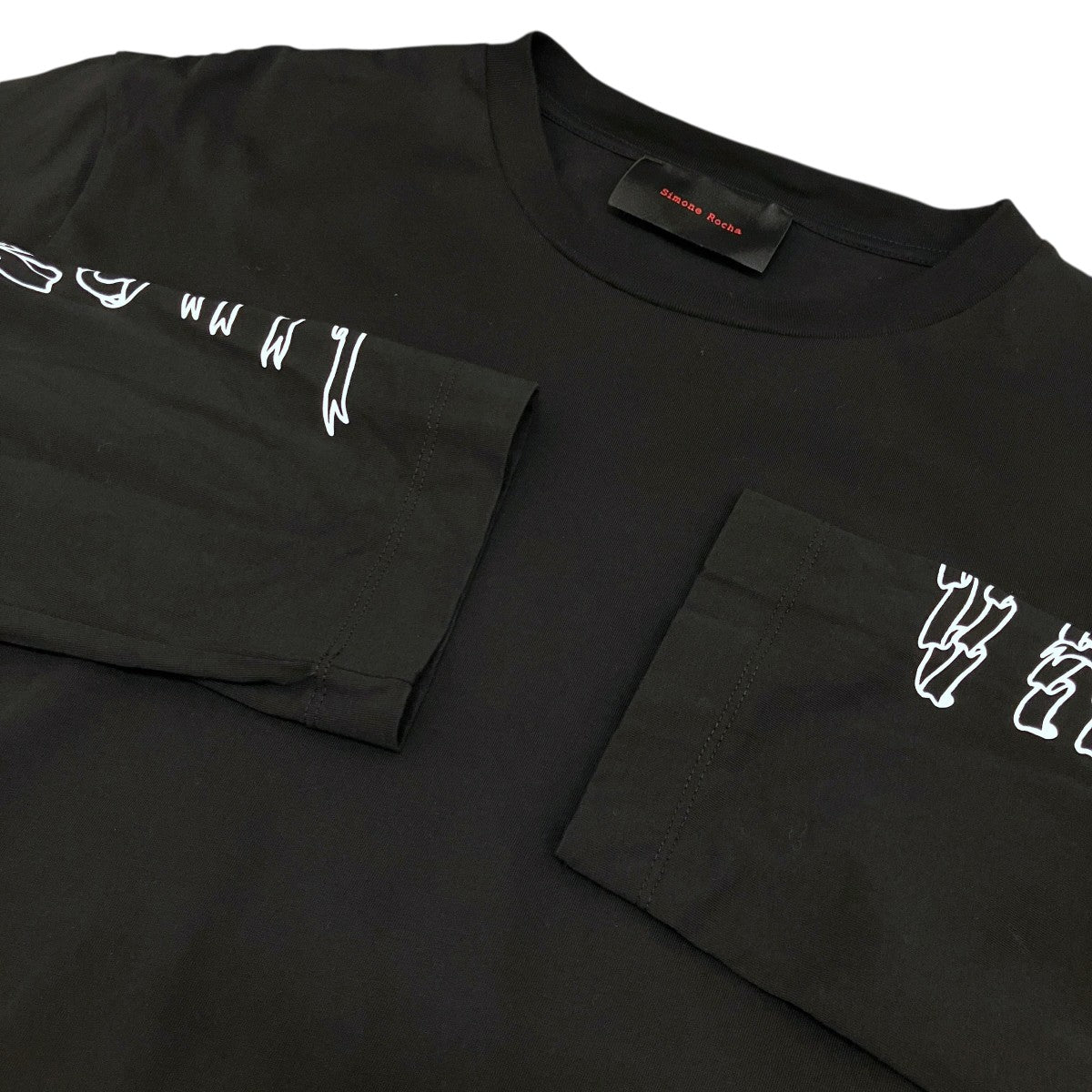 【LONG SLEEVE T-SHIRT W  RIBBON LOGO P】長袖Tシャツ5194P19P21-M