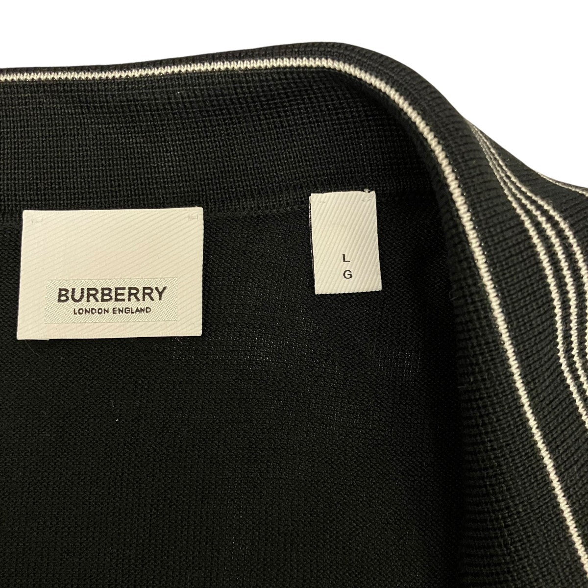 BURBERRY(バーバリー) ロゴ刺繍ポロシャツ8029238 8029238 ブラック